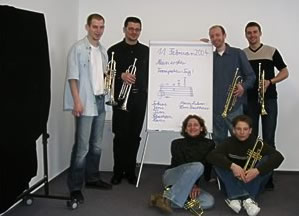 Foto: Trompeten-Section-Unterricht